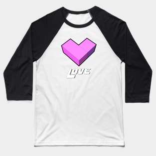 Block Love Baseball T-Shirt